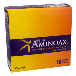 AMINOAX arginina aspartato 500 mg/ml