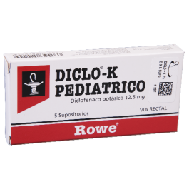 Diclo-K Supositorios 12.5 mg