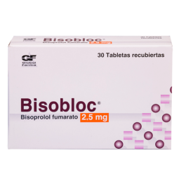Bisobloc 2.5 mg 30 tabletas