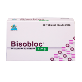 Bisobloc 5 mg 30 tabletas