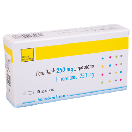 Paracetamol Supositorios 250 mg