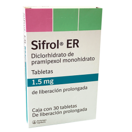 SIFROL ER pramipexol 1.5 mg