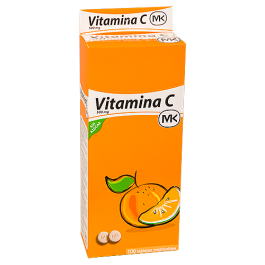 Vitamina C Naranja Tabletas 500 Mg