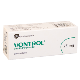 VONTROL difenidol 25 mg
