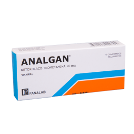Analgan ketorolaco 20 mg
