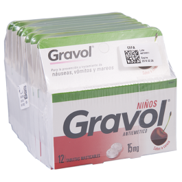 GRAVOL dimenhidrinato 50 mg
