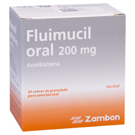 FLUIMUCIL acetilcisteina 200 mg