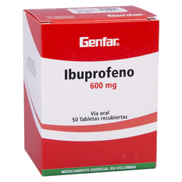 Ibuprofeno Genfar 600 mg x50