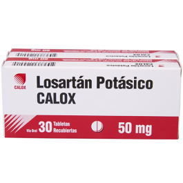Losartán Potásico Calox 50 mg x30