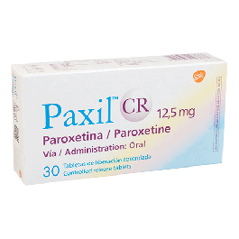 PAXIL CR paroxetina 12.5 mg