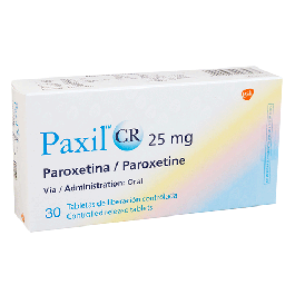 Paxil CR paroxetina 25 mg
