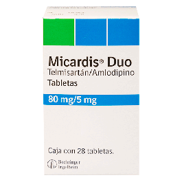 MICARDIS DUO TABLETAS 80 MG / 5 MG