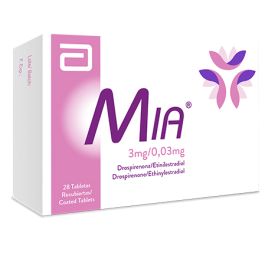 Mia drospirenona 3 mg + etinilestradiol 0.03 mg