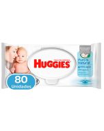TOALLA HUMEDA HUGGIES  PURO-NAT 80 UNID