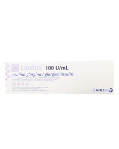LANTUS SOLOSTAR AMPOLLA 3 ML
