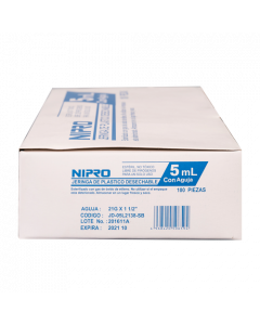 JERINGA 5 CC UNIDADES 21x1½