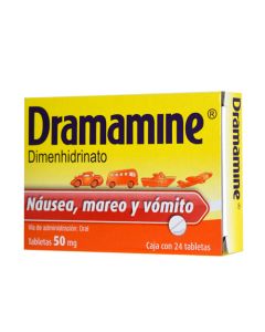 DRAMAMINE 50 MG X 24 TABS (SUELTO)