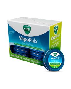 VICK VAPO RUB 12 GRS DISP 12 UD SUELTO