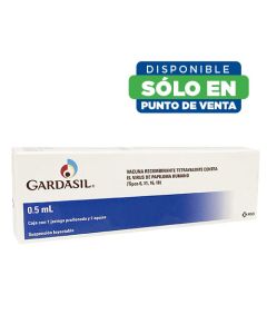 GARDASIL 0.5 ML X 1 VIAL C.F.