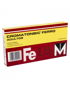 CROMATONBIC FERRO ADULTO AMPOLLAS 3 ML