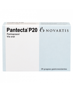 PANTECTA P20 GRAGEAS 20 MG
