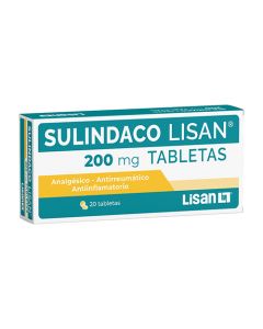 SULINDACO TABLETAS 200 MG