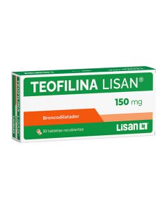 TEOFILINA TABLETAS 150 MG