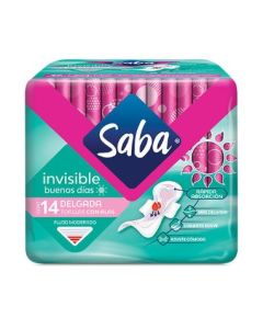 SABA INVISIBLE BUENOS DIAS C/ALAS X 14 ud