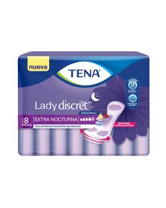 TENA TOALLA LADY NOCTURNA X 8 UNDS