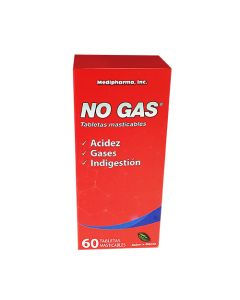 NO GAS 10 TABS MASTICABLES