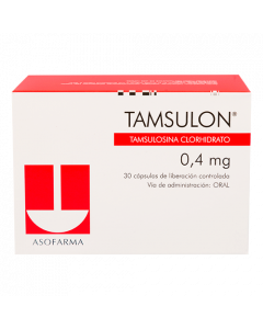 TAMSULON CAPSULAS 0.4 MG 