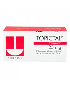 TOPICTAL COMPRIMIDOS 25 MG 