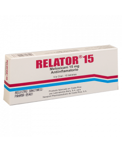 RELATOR CAPSULAS 15 MG