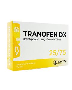 TRANOFEN DX 25MG/75MG X 1 TAB