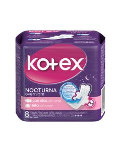 KOTEX NOCTURNA C/ALAS X 8