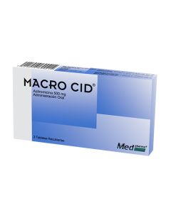 MACRO CID 500 MG X 3 TABS