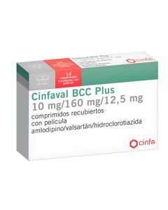 CINFAVAL BCC PLUS 10MG/320MG/25MG X14COMP