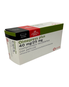 OLMEPRESS PLUS 40MG/25MG X 28