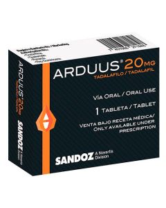 ARDUUS 20 MG X 1 TAB 1+1