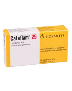 CATAFLAM 25 MG X 20 GRAG