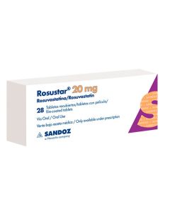 ROSUSTAR 20 MG X 28 TABS