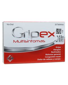 GRIPEX MULTISINTOMAS X 20 TABS