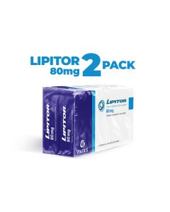 LIPITOR 80 MG X 14 TABS 1+1