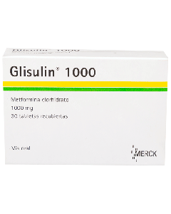 GLISULIN TABLETAS 1000 MG