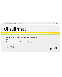 GLISULIN TABLETAS 850 MG