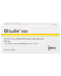 GLISULIN TABLETAS 500 MG