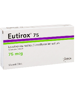 EUTIROX TABLETAS 75 MG