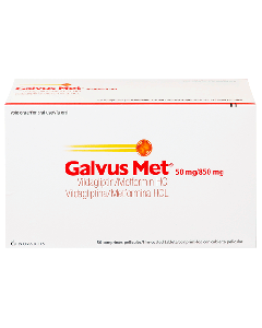 GALVUS MET TABLETAS 50/850 MG 