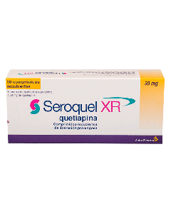 SEROQUEL XR TABLETAS 50 MG