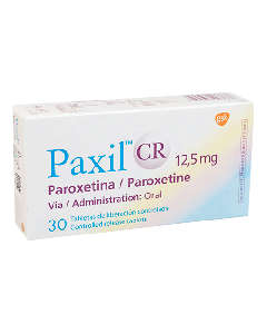 PAXIL CR TABLETAS 12.5 MG